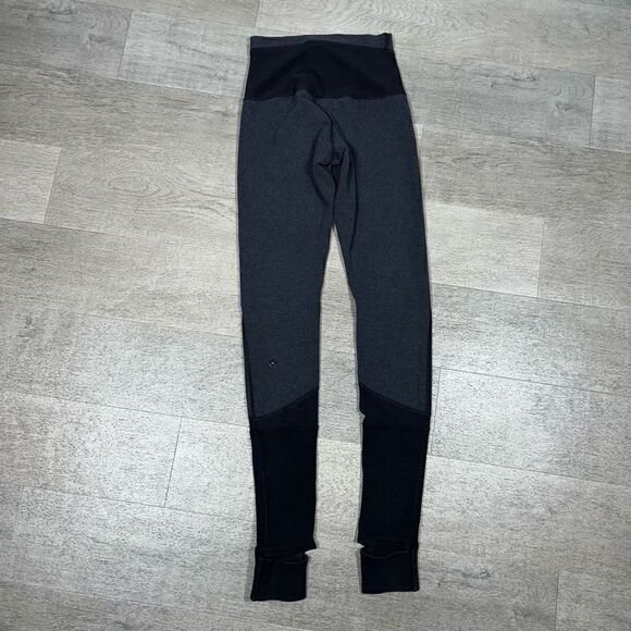 Lululemon Devi Yoga Cotton Stirrup High Rise Waist Leggings Mesh Panels RARE - Picture 11 of 16